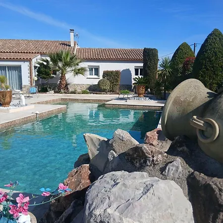 Willa Prestigieuse Avec Piscine Privee Montbazin